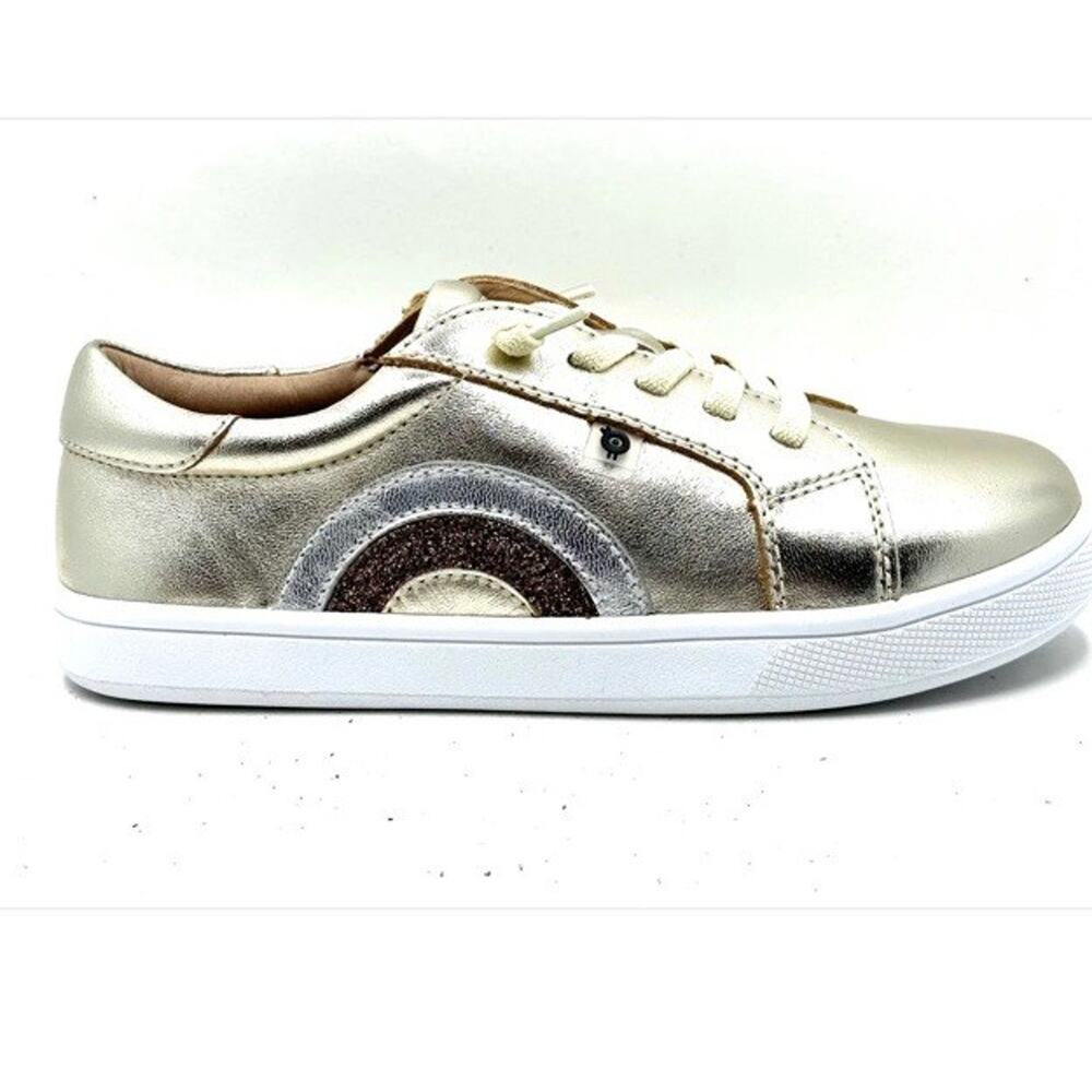 Old Soles Gold Rainbow Sneaker Sz 31 US 13.5 NEW